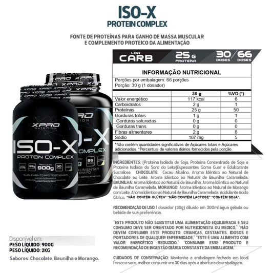 ISO-X PROTEIN COMPLEX 2KG CHOCOLATE POTE