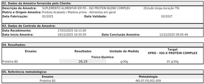 ISO-X PROTEIN COMPLEX 2KG CHOCOLATE POTE