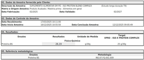 ISO-X PROTEIN COMPLEX 2KG CHOCOLATE POTE