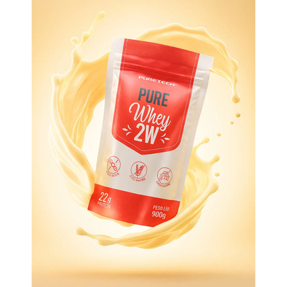 WHEY PURE 2W PURETECH 900G BAUNILHA REFIL