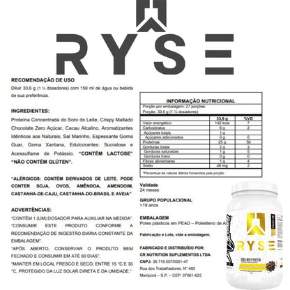 LOADED PROTEIN 907 G CHOCOMALTINE - RYSE SUPPS