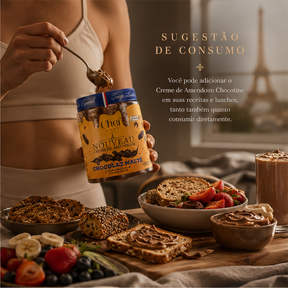 CREME DE AMENDOIM CHOCOTINE 600G - CHEF WHEY