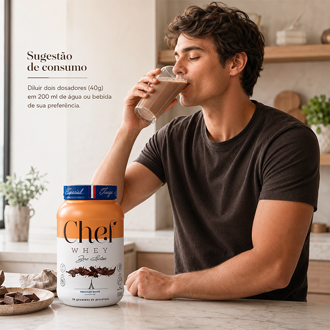 CHEF WHEY 800G CHOCOLATE MALTE