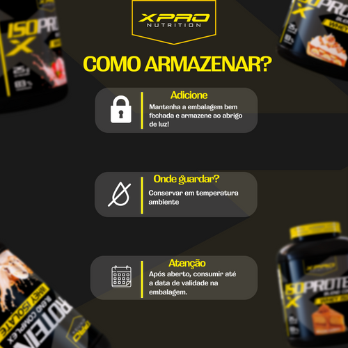 ISO PROTEIN BLEND COMPLEX 2 KG COOKIES XPRO - LINHA AMARELA