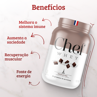 CHEF WHEY 907G AU LAIT (AO LEITE)