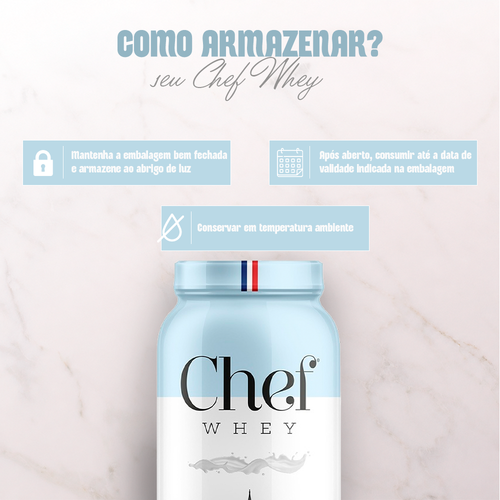 CHEF WHEY 907G BISCUIT AU CHOCOLAT (COOKIES)