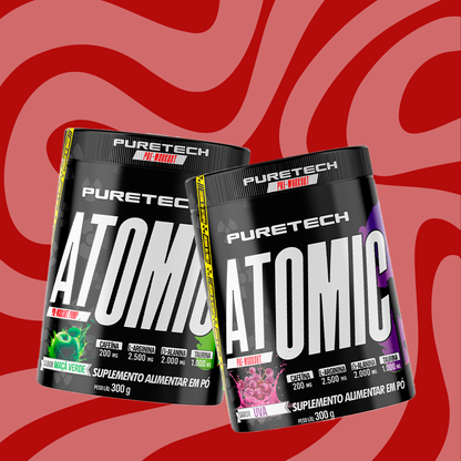 ATOMIC PRE WORKOUT 300G TUTTI FRUTTI-PURETECH