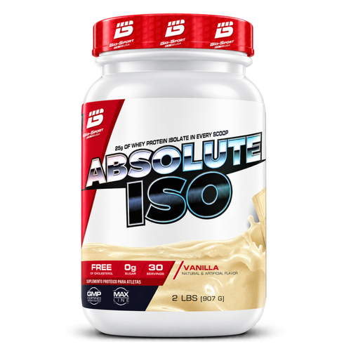 Absolute Iso Whey 907g – Sabor Baunilha