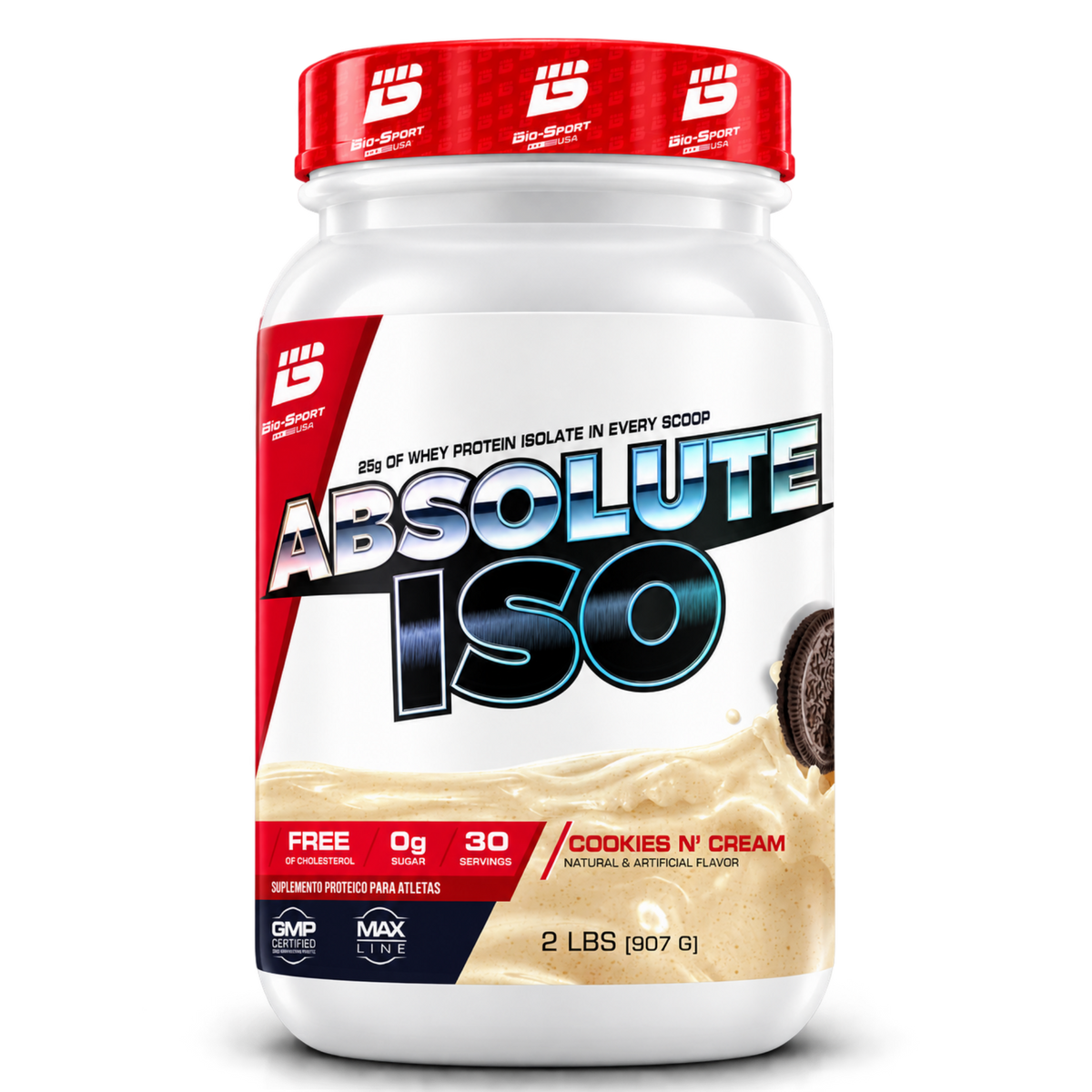 Absolute Iso Whey 907g – Cookies N’ Cream