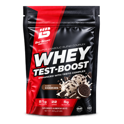 Whey Test-Boost 900g – Refil Cookies Cream