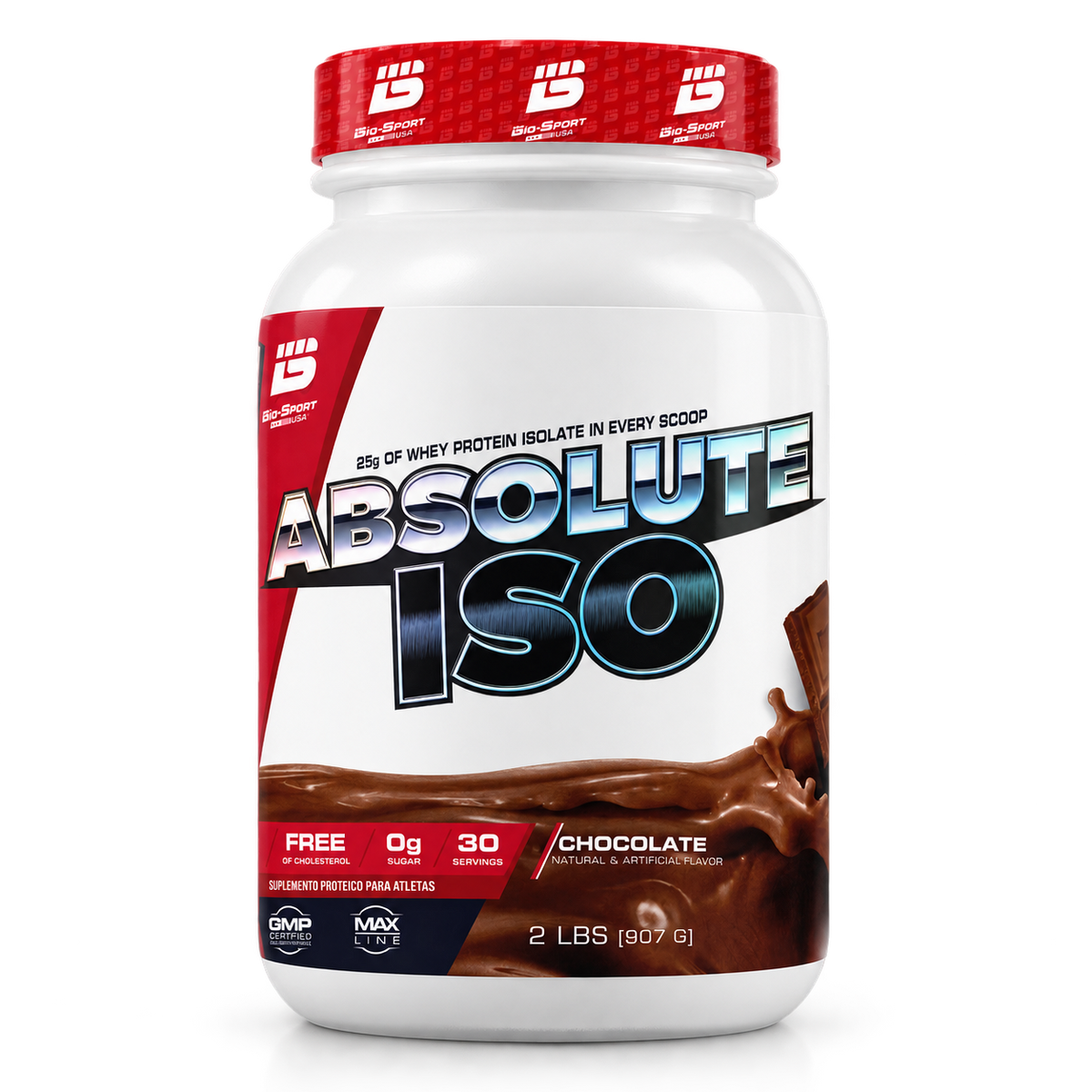 Absolute Iso Whey 907g – Sabor Chocolate