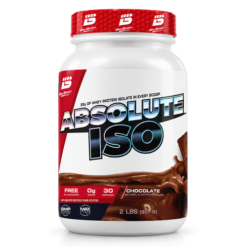 Absolute Iso Whey 907g – Sabor Chocolate