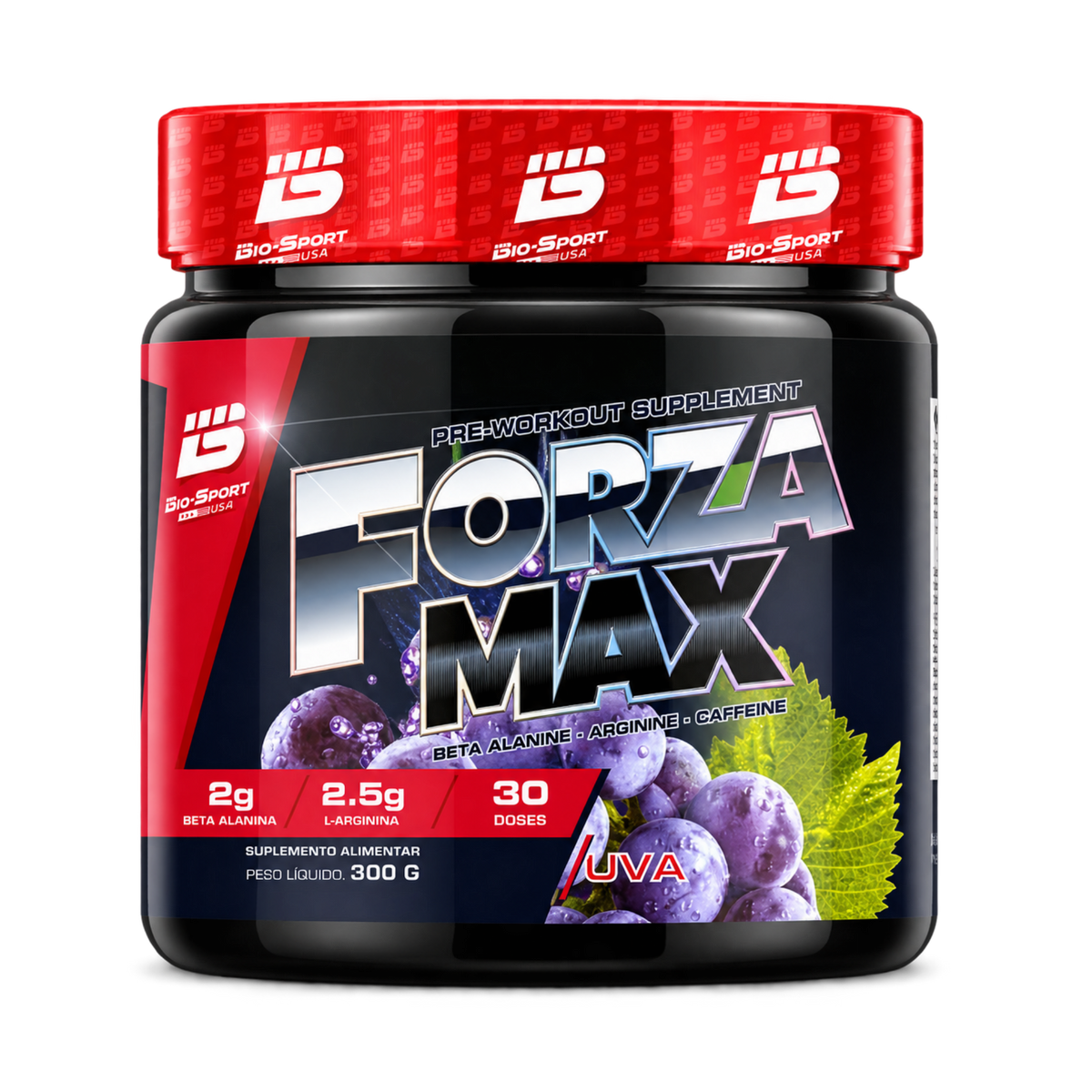 Forza Max 300g – Pré-Treino Sabor Uva