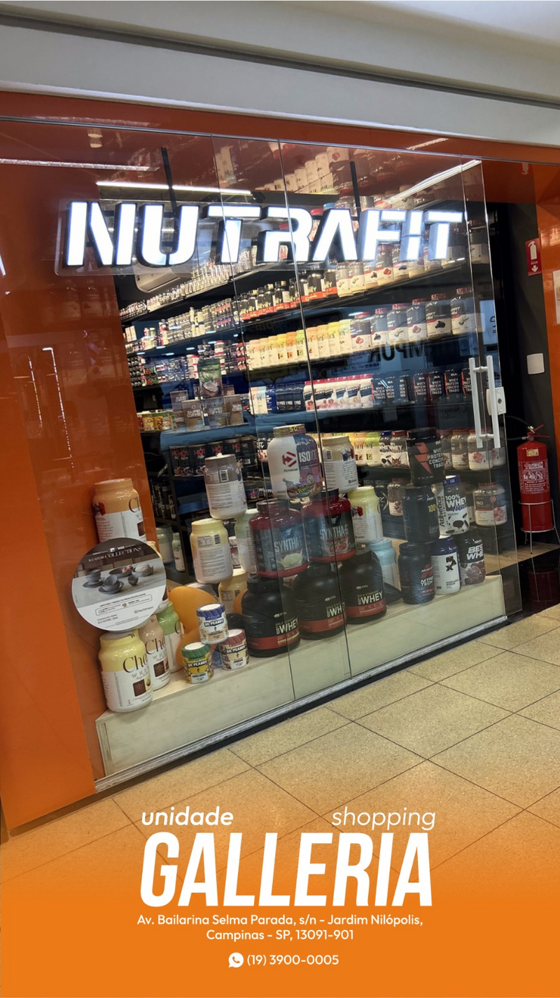 Fachada da loja Nutrafit Nutrafit Galleria Shopping