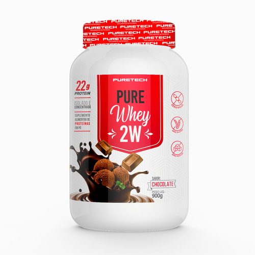Whey Pure 2W 900g - Chocolate | Puretech