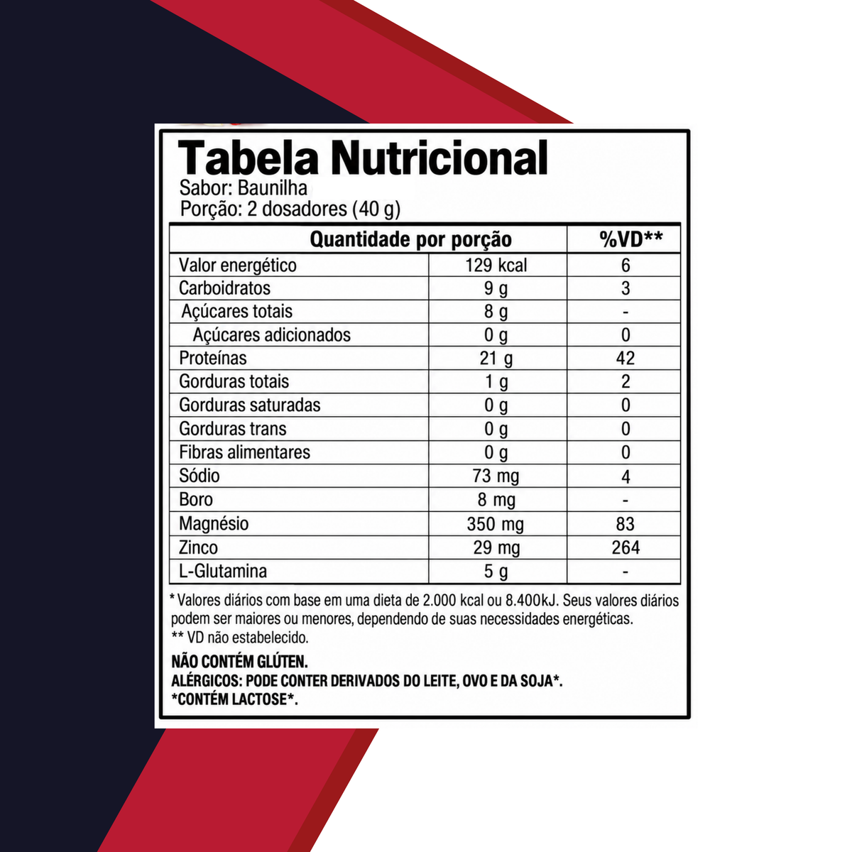 Whey Test-Boost 900g – Refil Sabor Baunilha