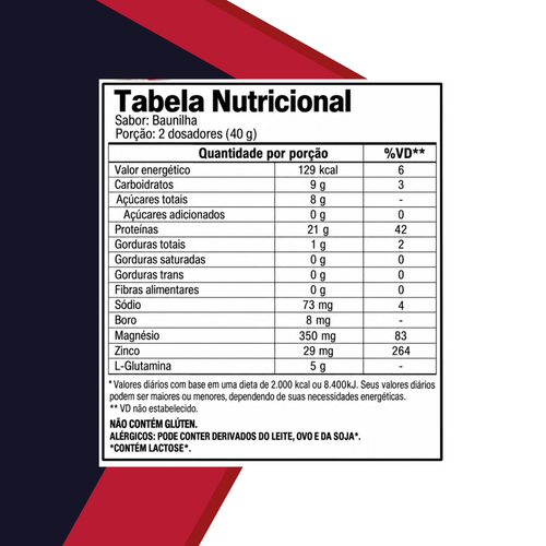 Whey Test-Boost 900g – Refil Sabor Baunilha