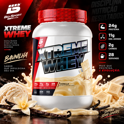 Xtreme Whey 908g Bio Sport USA – Baunilha