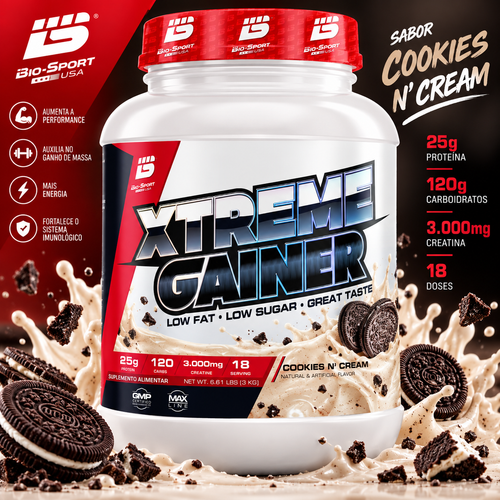 Xtreme Gainer 3kg – Pote Sabor Cookies